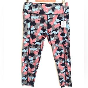 (A56) Pro Player Snake Camo in Agave Ladies‎ Leggings, Size Large, NWT